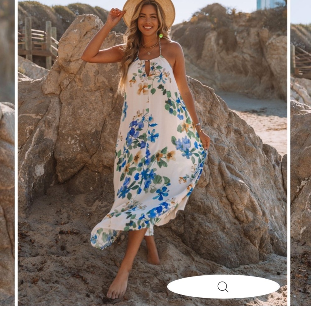 Vici Backless Midi Sundress